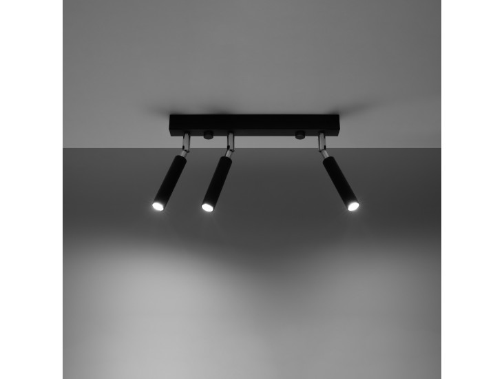 Eyetech 3 fekete mennyezeti lámpa