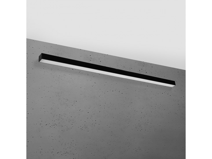 Pinne 150 fekete 3000K fali lámpa