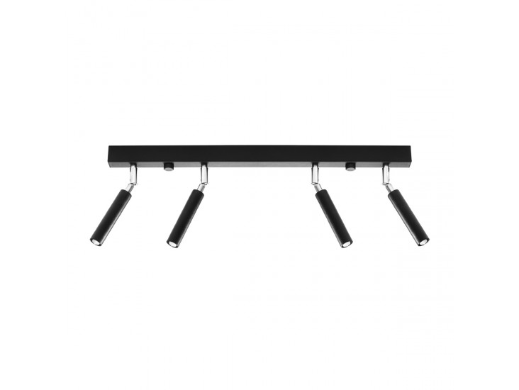 Eyetech 4 fekete mennyezeti lámpa