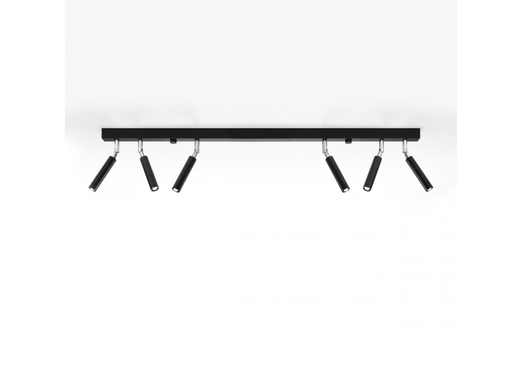 Eyetech 6 fekete mennyezeti lámpa