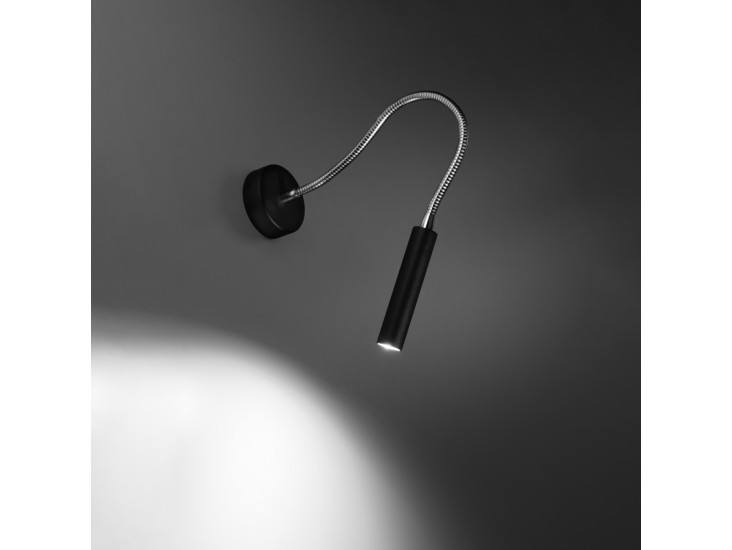 Axil fekete fali lámpa