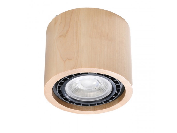 Basic 1 természetes fa mennyezeti lámpa