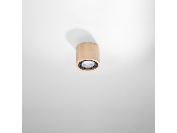 Basic 1 természetes fa mennyezeti lámpa