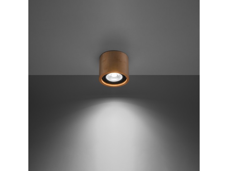 Basic 1 természetes fa mennyezeti lámpa