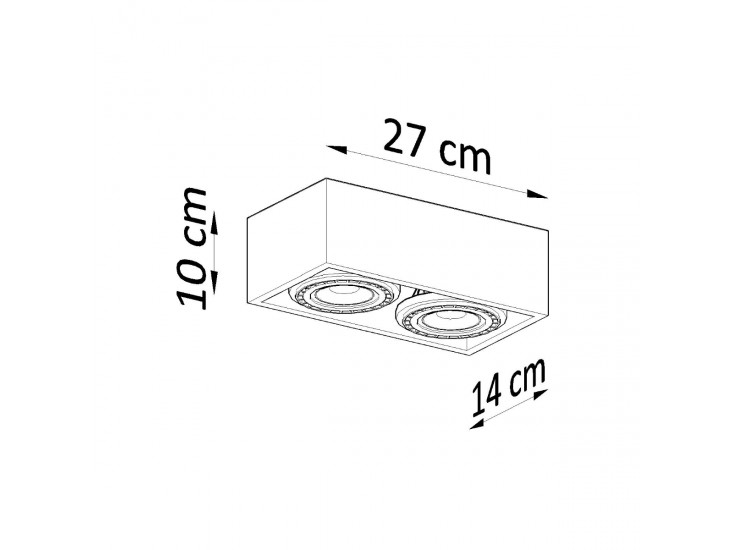 Quatro 2 természetes fa mennyezeti lámpa