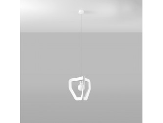 Tres fehér függőlámpa