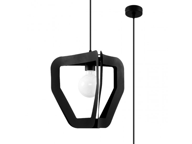 Tres fekete függőlámpa