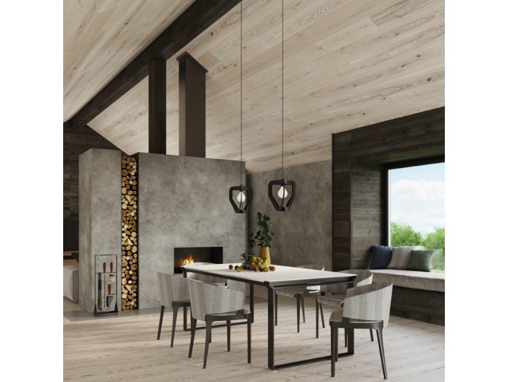 Tres fekete függőlámpa