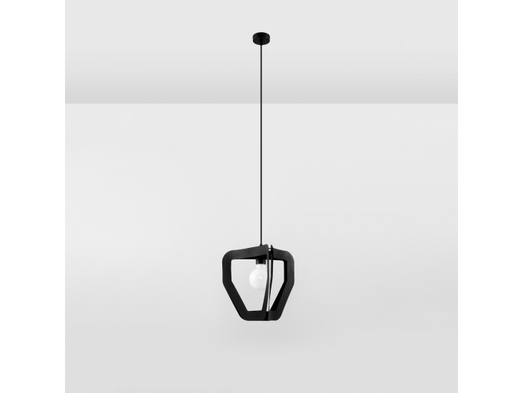 Tres fekete függőlámpa