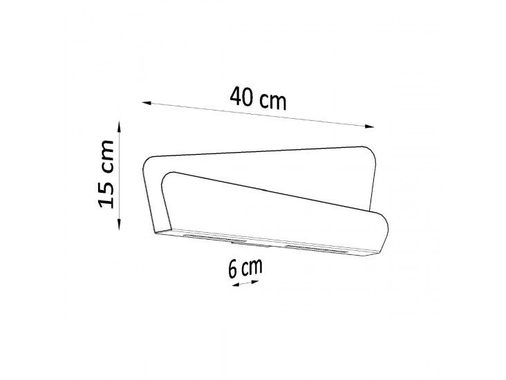 Bascia fehér fali lámpa