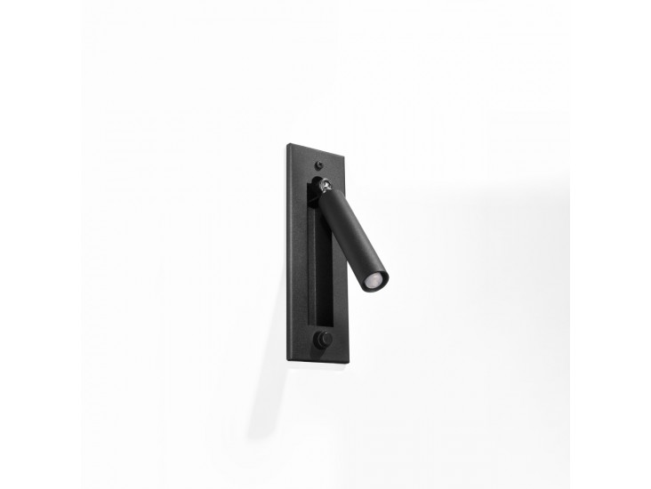 Enif fekete fali lámpa