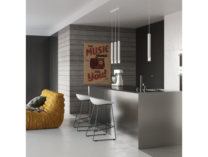 Wezyr 1 fehér függőlámpa