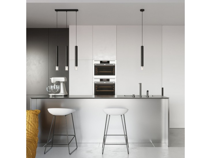 Wezyr 3 fekete függőlámpa