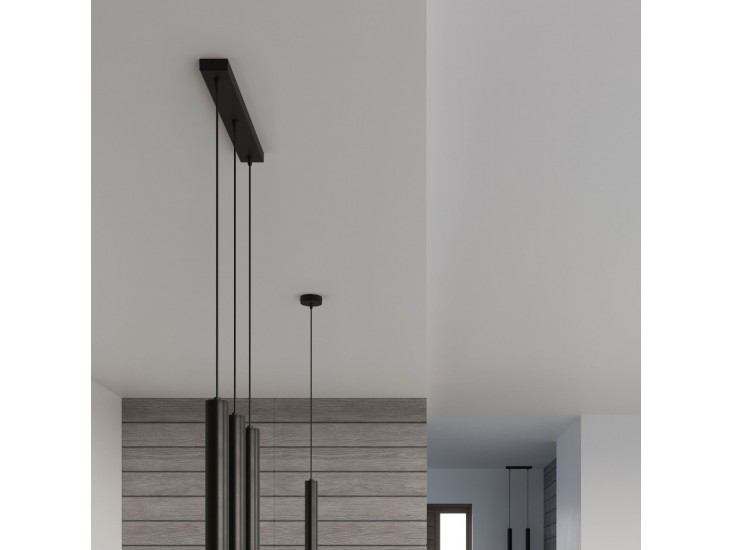 Wezyr 3 fekete függőlámpa