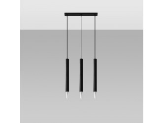 Wezyr 3 fekete függőlámpa