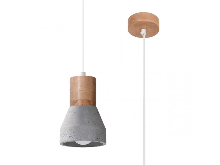 Qubic szürke függőlámpa