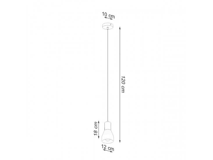 Qubic szürke függőlámpa