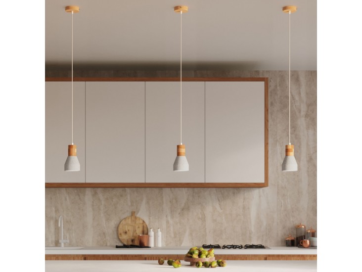 Qubic szürke függőlámpa