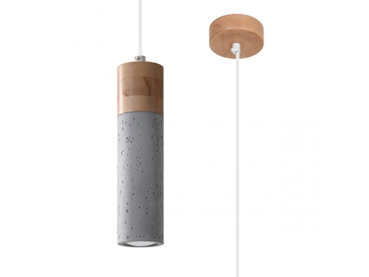 ZANE 1 szürke függőlámpa