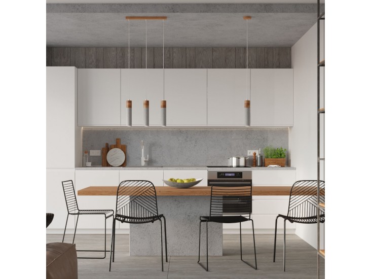 ZANE 1 szürke függőlámpa