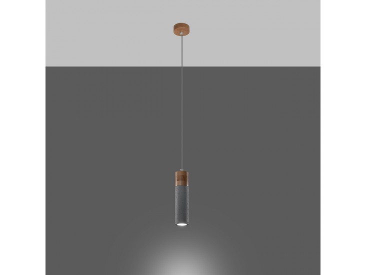 ZANE 1 szürke függőlámpa