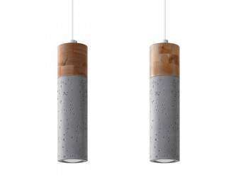 ZANE 2 szürke függőlámpa