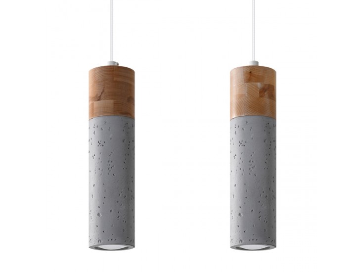 ZANE 2 szürke függőlámpa