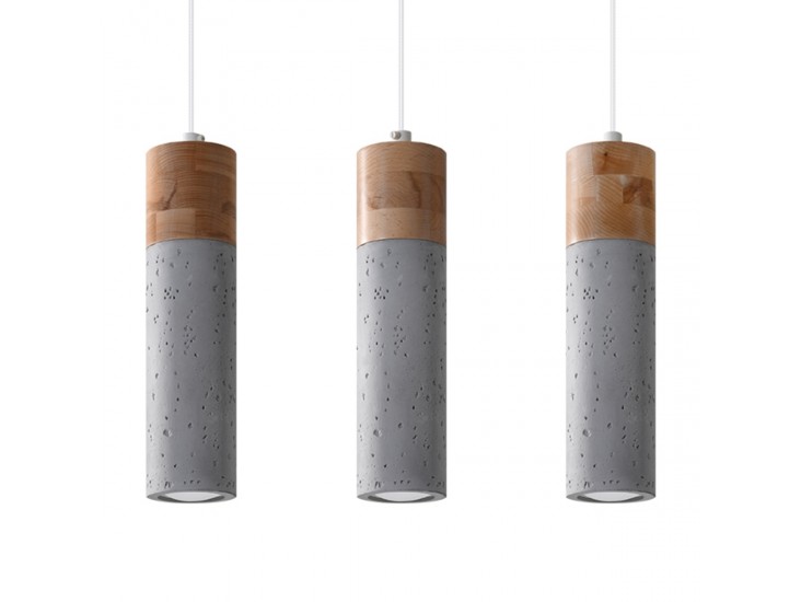 ZANE 3 szürke függőlámpa