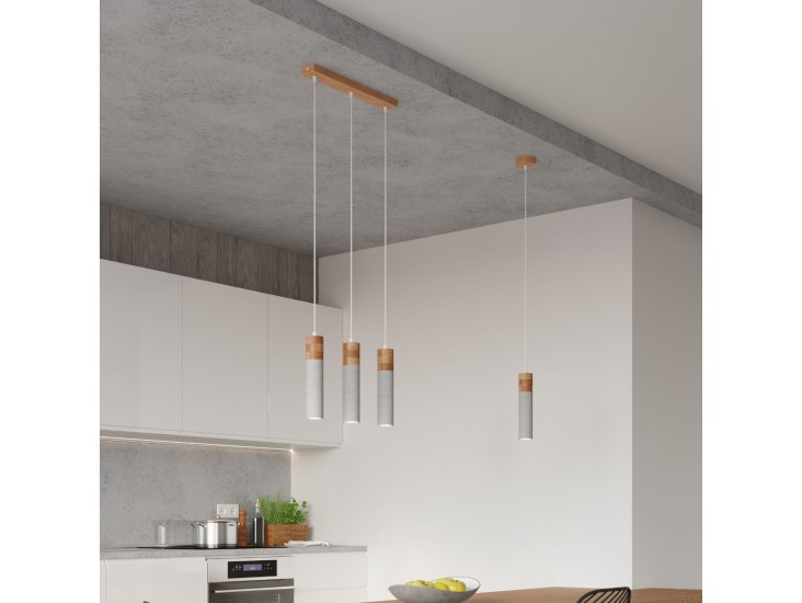 ZANE 3 szürke függőlámpa