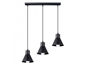 Taleja 3 fekete függőlámpa [E27]