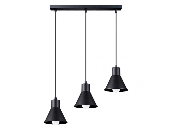 Taleja 3 fekete függőlámpa [E27]