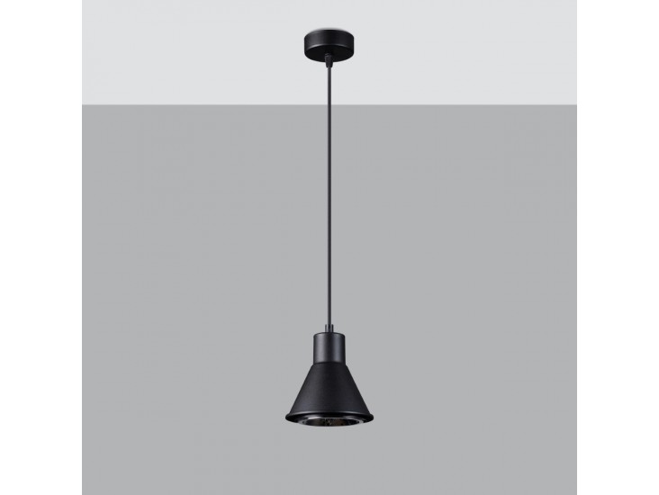 Taleja 1 fekete függőlámpa [ES111]