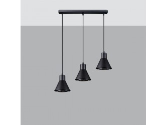 Taleja 3 fekete függőlámpa [ES111]