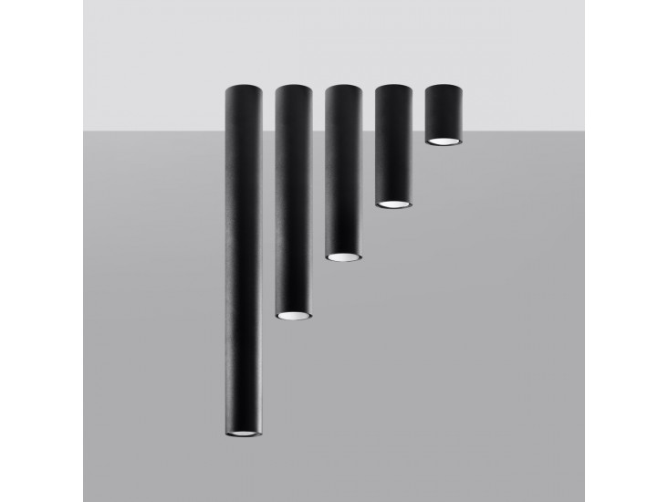 Lagos 20 fekete mennyezeti lámpa