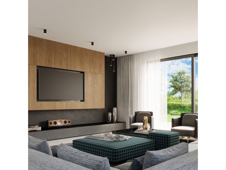 Lagos 40 fekete mennyezeti lámpa