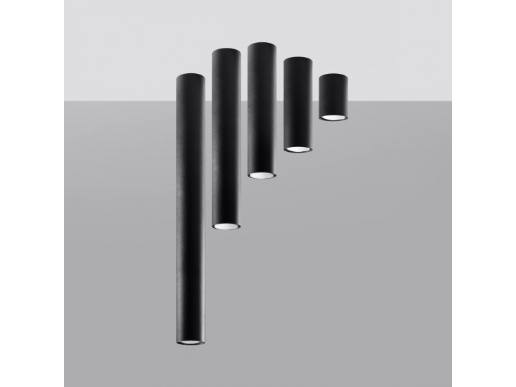 Lagos 40 fekete mennyezeti lámpa