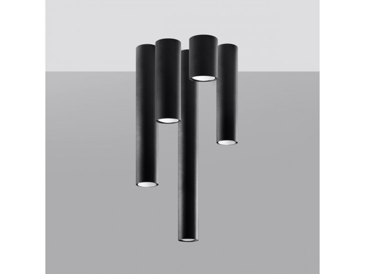 Lagos 40 fekete mennyezeti lámpa