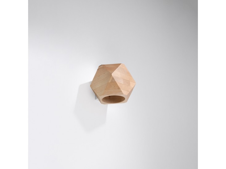 Woody természetes fa fali lámpa