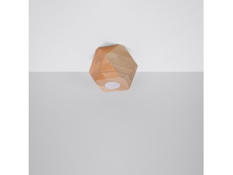 Woody 1 természetes fa mennyezeti lámpa