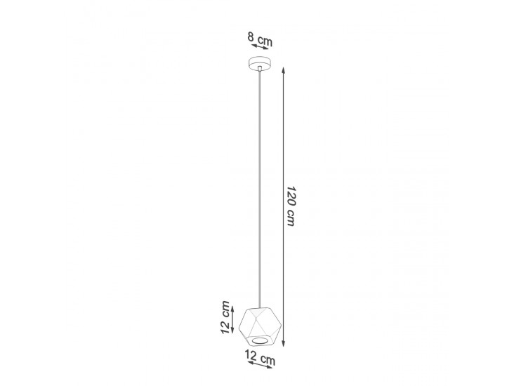 Woody természetes fa függőlámpa
