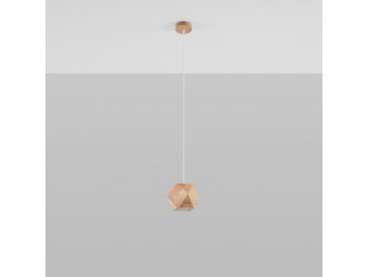 Woody természetes fa függőlámpa