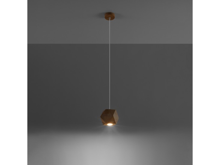 Woody természetes fa függőlámpa