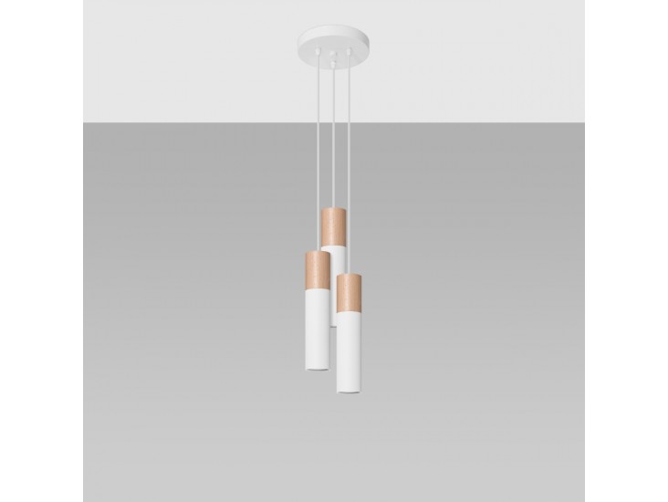Pablo 3P függőlámpa fehér