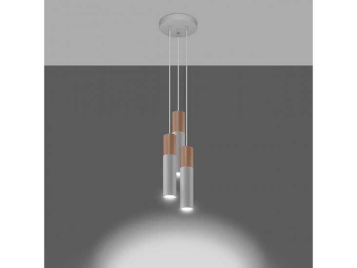 Pablo 3P függőlámpa fehér