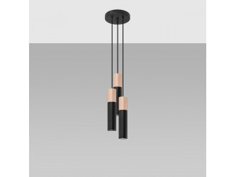 Pablo 3P függőlámpa fekete