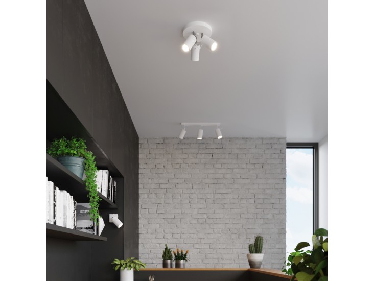 Ring 3P fehér mennyezeti lámpa