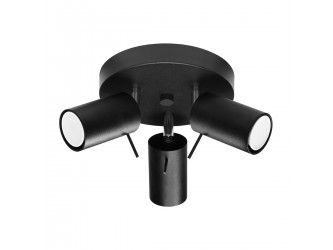Ring 3P fekete mennyezeti lámpa