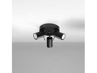 Ring 3P fekete mennyezeti lámpa