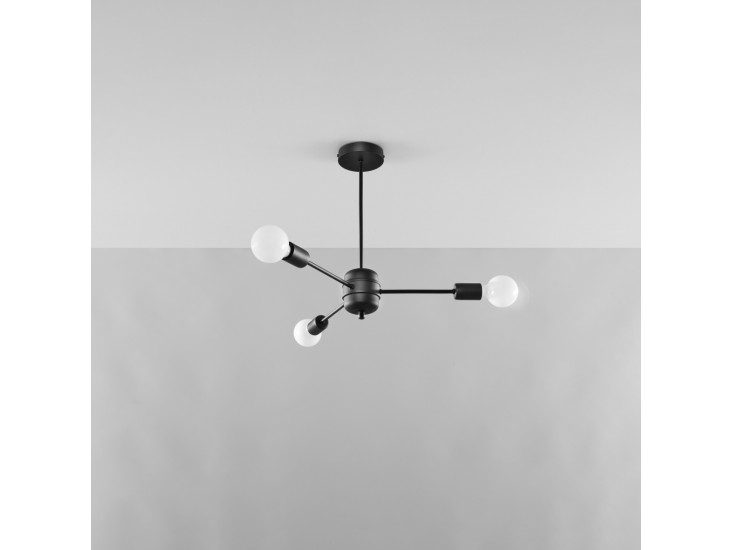 Lango 3 fekete csillár