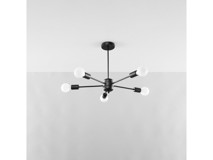 Lango 5 fekete csillár